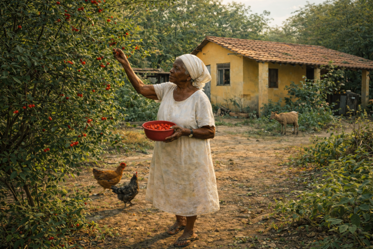 Comer a fruta direto do pé